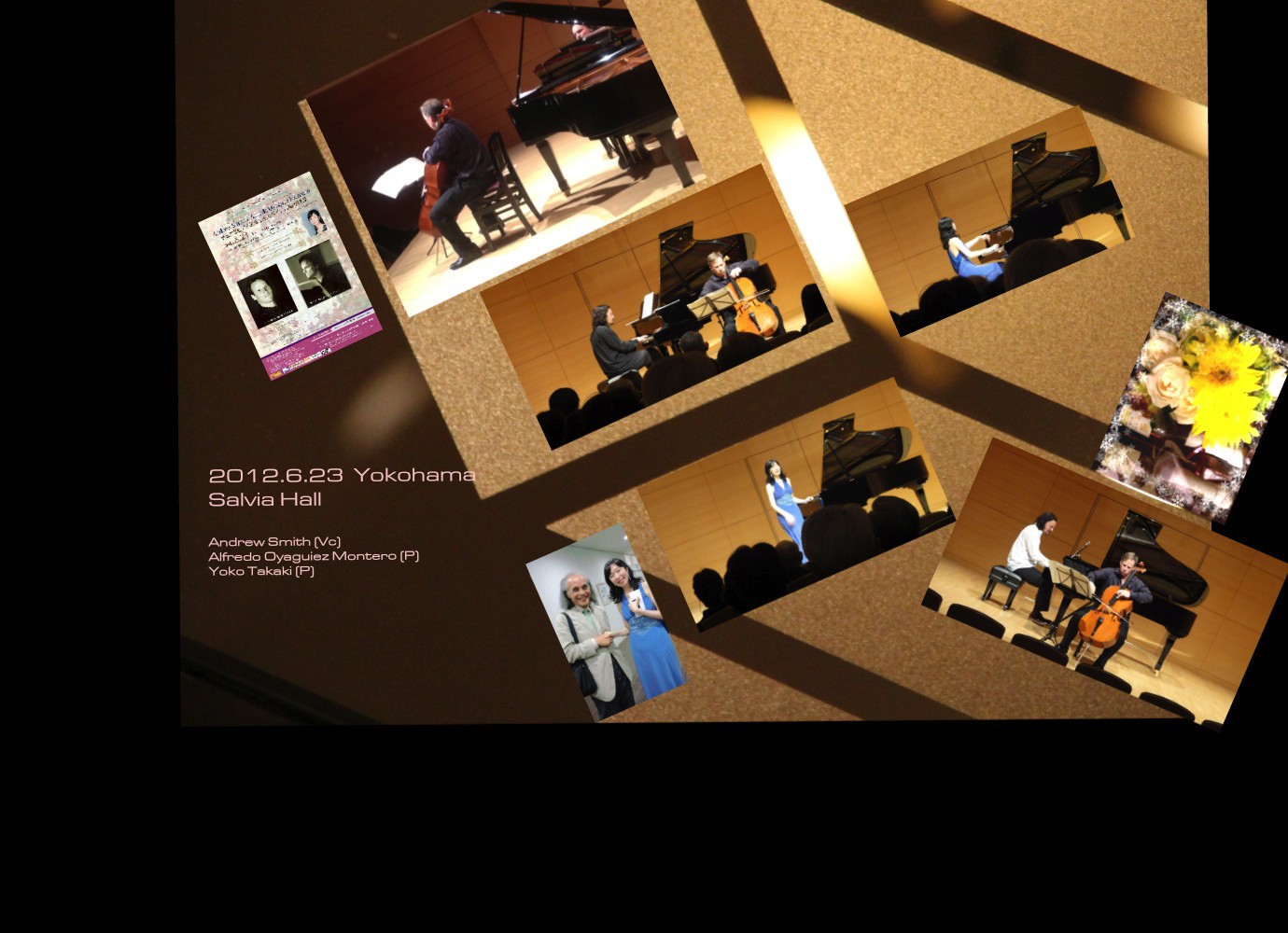 2012.6.23 Concierto ~ Violinchelo y Piano  ~  Alfredo Oyaguez & Andew Smith & Yoko Takaki